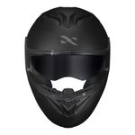 Capacete Norisk Force 2 Articulado Monocolor - Preto Fosco (Viseira Solar)