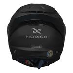 Capacete Norisk Force 2 Articulado Monocolor - Preto Fosco (Viseira Solar)