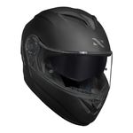 Capacete Norisk Force 2 Articulado Monocolor - Preto Fosco (Viseira Solar)
