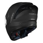 Capacete Norisk Force 2 Articulado Monocolor - Preto Fosco (Viseira Solar)