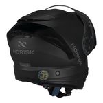 Capacete Norisk Force 2 Articulado Monocolor - Preto Fosco (Viseira Solar)