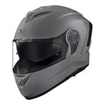 Capacete Norisk Force 2 Articulado Monocolor - Nardo Grey (Viseira Solar)