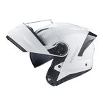 Capacete Norisk Force 2 Articulado Monocolor - Branco (Viseira Solar)
