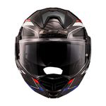 Capacete LS2 FF901 Advant X Carbon - Branco Azul Vermelho