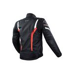 Jaqueta Ls2 Gate - Preto Vermelho/Branco