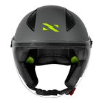 Capacete Norisk Neo (Aberto) - Monocolor Cinza Fosco