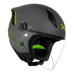 Capacete Norisk Neo (Aberto) - Monocolor Cinza Fosco