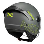 Capacete Norisk Neo (Aberto) - Monocolor Cinza Fosco
