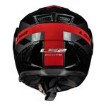 Capacete LS2 Articulado FF902 Scope Hamr - Preto Vermelho