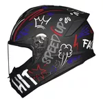 Capacete Race Tech Hit Faster - Preto Fosco/Vermelho