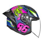 Capacete Ls2 Of616 Airflow 2 Sting - Azul/Rosa