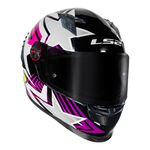 Capacete Ls2 Ff358 Pro Estellar - Preto/Rosa