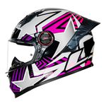 Capacete Ls2 Ff358 Pro Estellar - Preto/Rosa