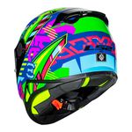 Capacete Infantil Ls2 Ff812 Kid Svent - Azul/Verde
