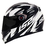 Capacete LS2 FF358 Draze - Preto Branco