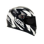 Capacete LS2 FF358 Draze - Preto Branco