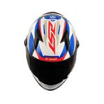 Capacete LS2 FF358 Draze - Branco Azul Vermelho