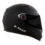 Capacete LS2 FF358 Monocolor - Preto Fosco
