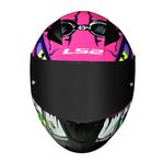 Capacete LS2 FF353 Rapid Badass - Roxo