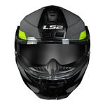 Capacete LS2 Articulado FF902 Scope Max - Preto Amarelo