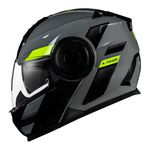 Capacete LS2 Articulado FF902 Scope Max - Preto Amarelo