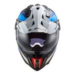Capacete LS2 MX701 Explorer C Frontier - Preto Azul 