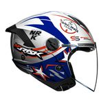 Capacete Norisk Neo (Aberto) Galaxy - Prata Azul