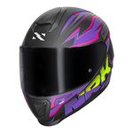 Capacete Norisk FF802 Razor Ghost - Preto Fosco/Roxo