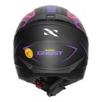 Capacete Norisk FF802 Razor Ghost - Preto Fosco/Roxo