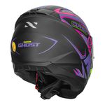 Capacete Norisk FF802 Razor Ghost - Preto Fosco/Roxo