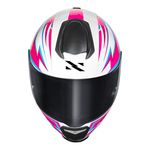 Capacete Norisk Ff802 Razor Ghost - Branco/Rosa