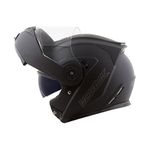 Capacete Norisk Ff345 Route Articulado Monocolor - Preto Fosco (Viseira Solar)