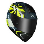 Capacete Norisk FF802 Razor Godspeed - Azul Fosco Amarelo