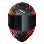 Capacete Norisk Ff802 Razor Ghost - Preto Fosco/Laranja