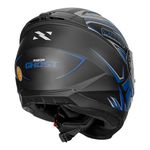 Capacete Norisk FF802 Razor Ghost - Preto Fosco/azul