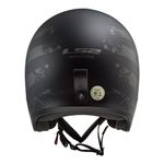 Capacete LS2 OF599 Spitfire Flag - Preto Fosco