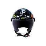 Capacete Norisk Orion (Aberto) Free - Preto Laranja
