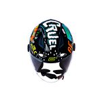 Capacete Norisk Orion (Aberto) Free - Preto Laranja