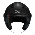 Capacete Norisk Orion (Aberto) Monocolor - Preto Fosco