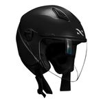 Capacete Norisk Orion (Aberto) Monocolor - Preto Fosco