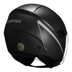 Capacete Norisk Orion (Aberto) Monocolor - Preto Fosco