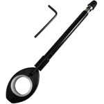 Antena Corta Pipa para Guidão Spencer - 7 Estágios - Preta 