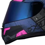 Capacete X11 Trust Pro Ballads - Azul/Rosa