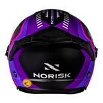 Capacete Norisk Neo (Aberto) Vizion - Preto Fosco Roxo