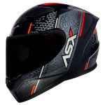 Capacete Asx City Storm - Preto/Cinza/Vermelho