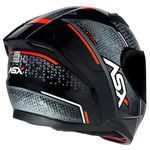 Capacete Asx City Storm - Preto/Cinza/Vermelho