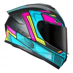 Capacete Race Tech Hit Android - Cinza/Rosa