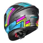 Capacete Race Tech Hit Android - Cinza/Rosa