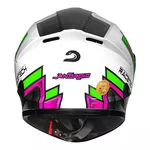 Capacete Race Tech Hit Android - Branco/Verde