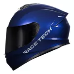 Capacete Race Tech Hit Monocolor - Azul